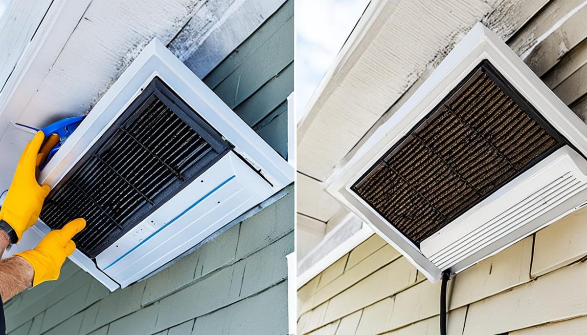 DIY Soffit Vent Cleaning